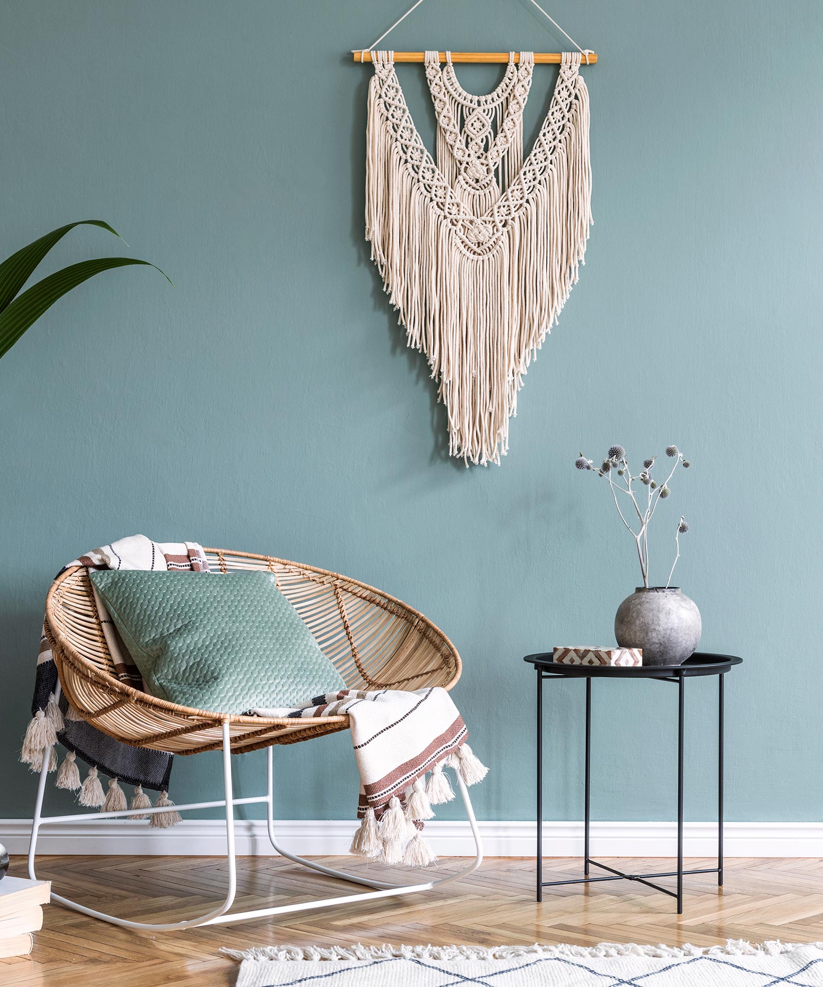 Boho bedroom and house painting